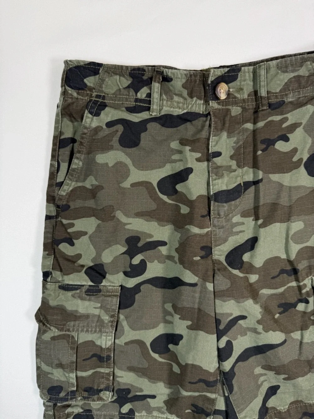 OLD‎ NAVY Boys' Camouflage Cargo At The Knee Ripstop Bermuda Shorts Size 10